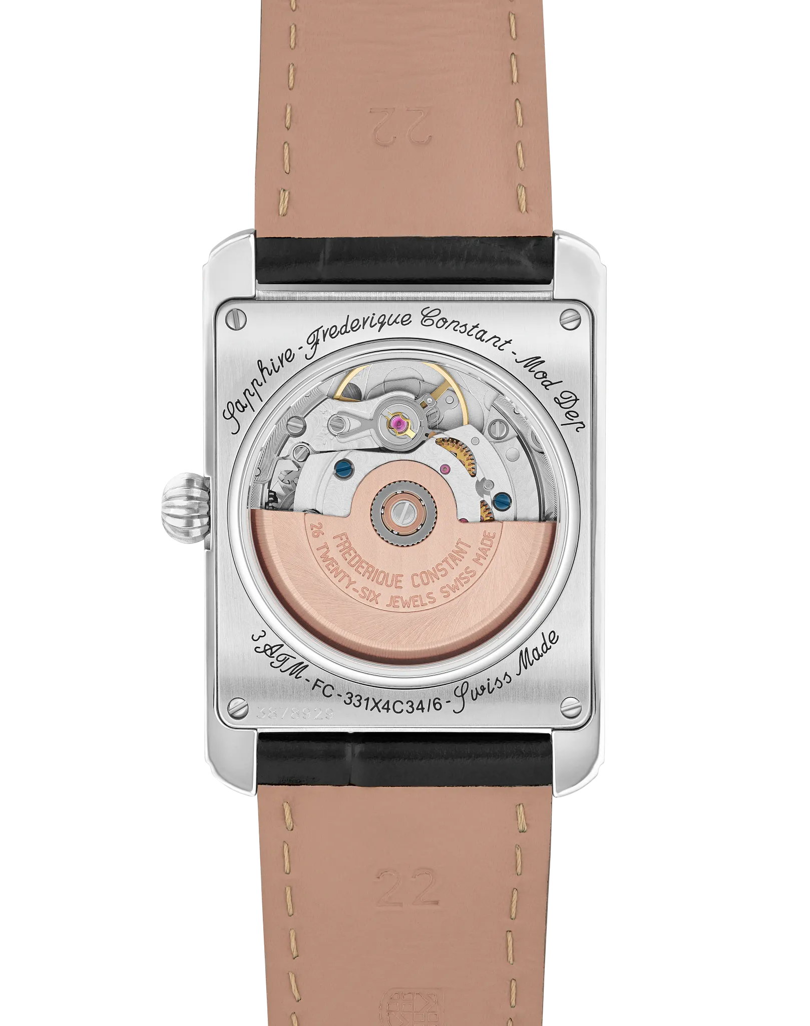 FREDERIQUE CONSTANT 腕時計 Classics Carrée Moonphase Automatic Watch FC-333S4C6 | Frederique